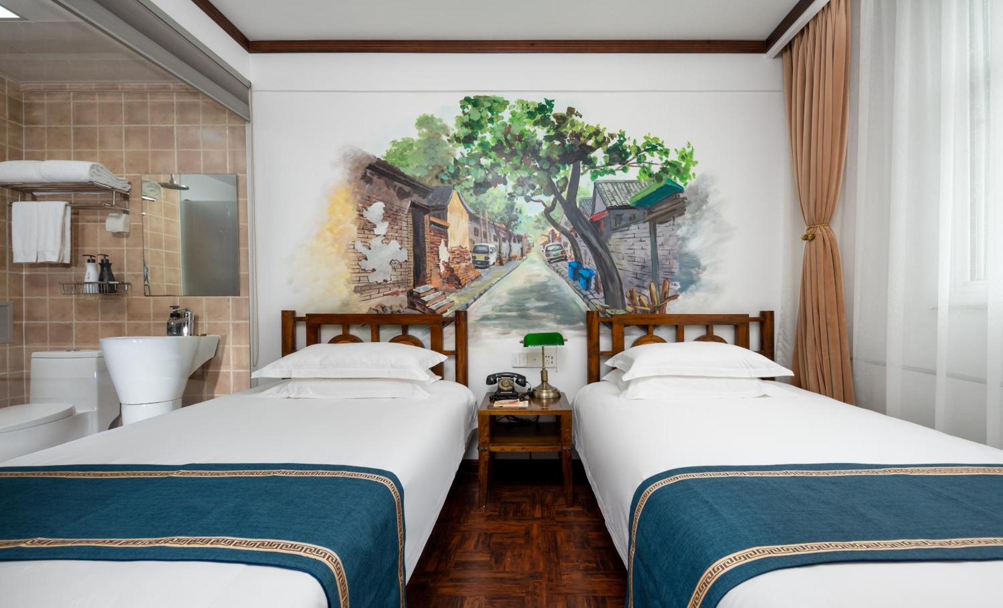 Nost Algia Hotel - Near Beijing Yonghe Lama Temple, Ghost Street, Beihai Park, Jingshan Park, Drum Tower, Houhai Bar Street, Tian'Anmen Square, Located In Beijing Traditional Hutongs, 5 Minutes Away From Subway, Free Laundry Serive Zewnętrze zdjęcie